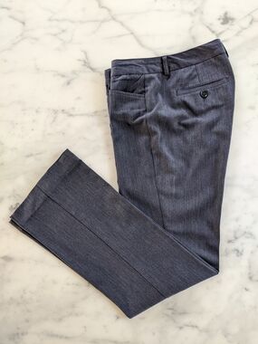 Express Design Studio Gray Classic Tailored Fit Dress Pants.